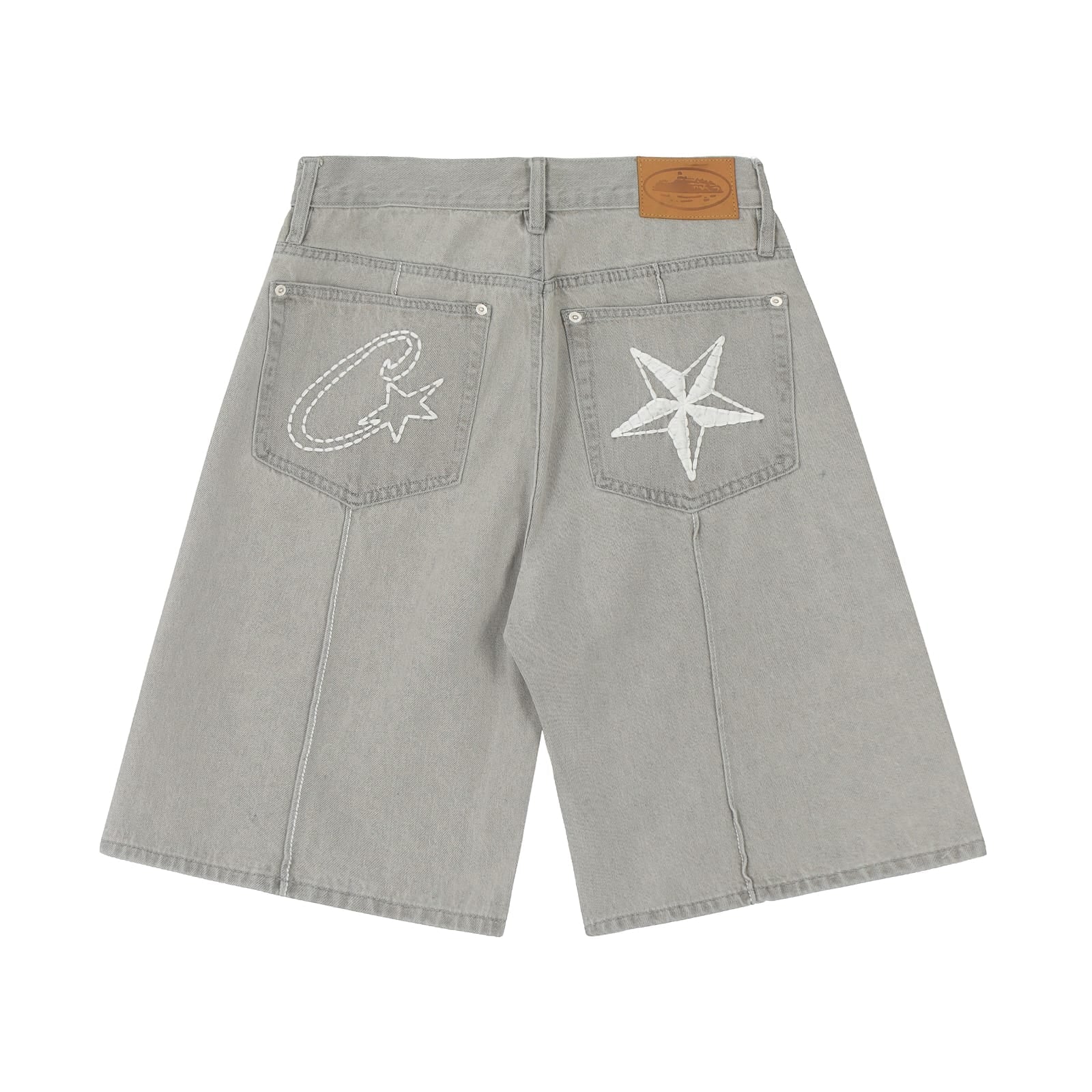 Corteiz C Star Shorts - Grey