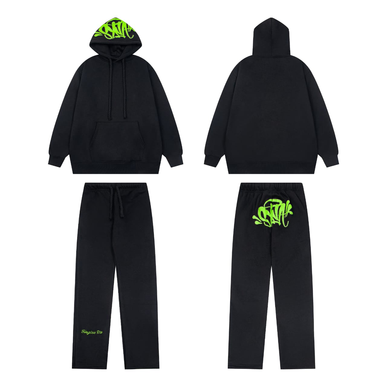 SYNA World Tracksuit - Black/Green